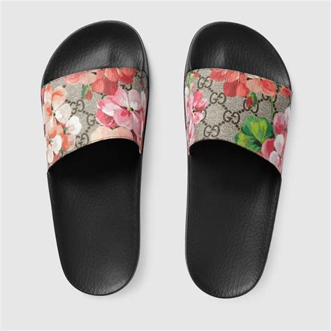 gucci supreme slides fake|gucci slides bloom supreme.